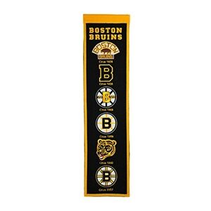 Boston Bruins NHL Felt Pennant Wall Banner FREE Shipping - Logo History